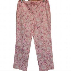 Lilly Pulitzer 12 Cropped Pink Pants